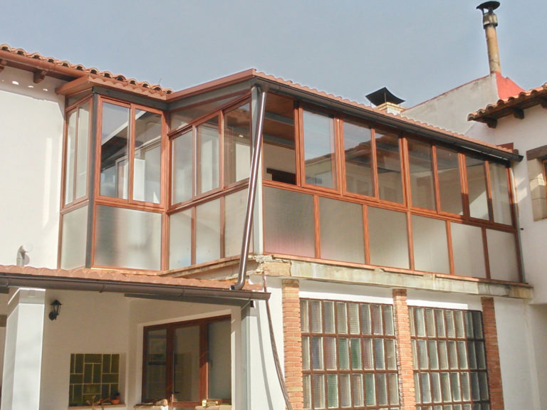 cerramientos terrazas Carpintería Metalica JM Sánchez Calamocha