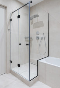 mampara baño Carpintería Metalica JM Sánchez